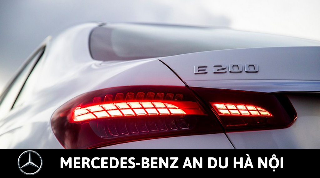 Đuôi xe Mẹc E200